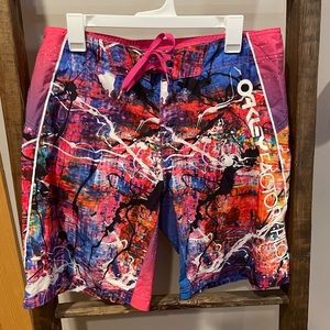 Oakley Factory Pilot Multicolor Swim Shorts. Size 34